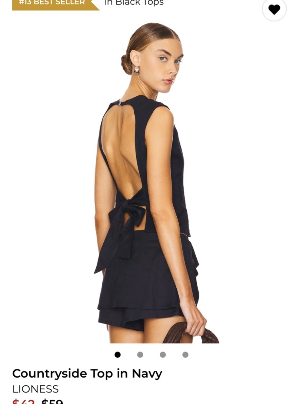 Lioness countryside set - navy blue skort set - Picture 3 of 4